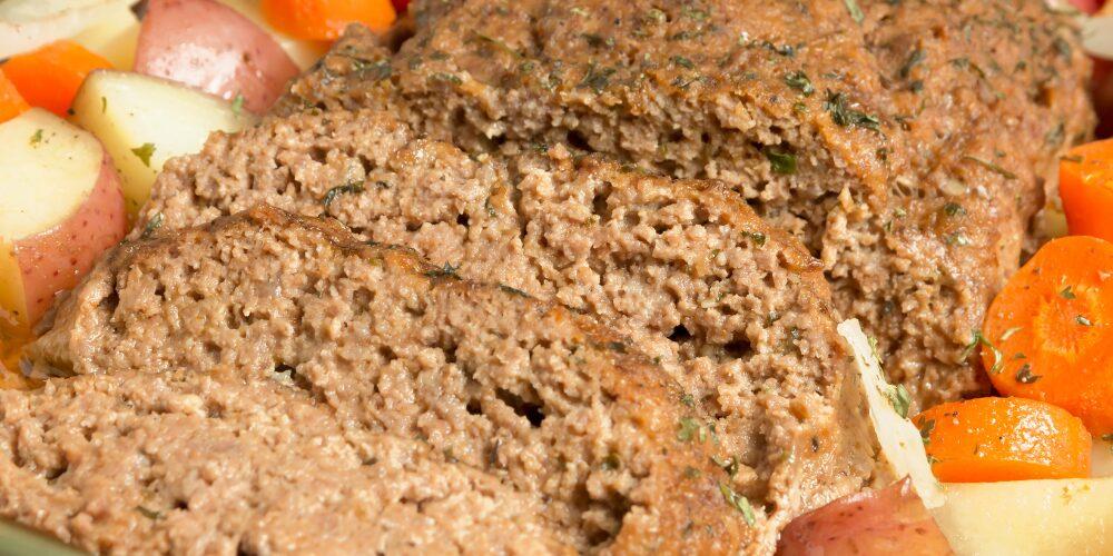 smoked meatloaf with carrots