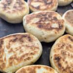 easy sourdough english muffins