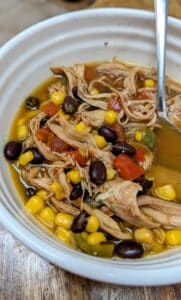 Southwest Spicy Leftover Turkey Soup