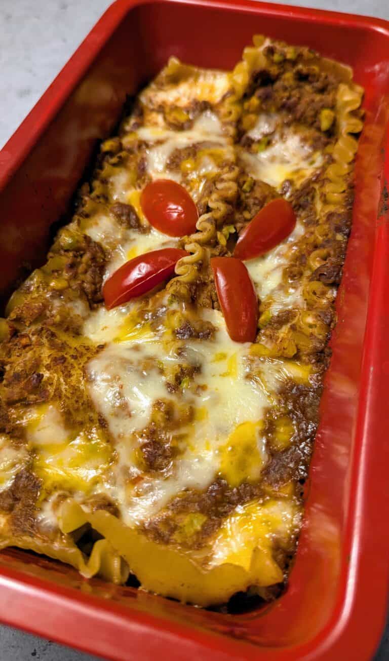 turkey chili lasagna