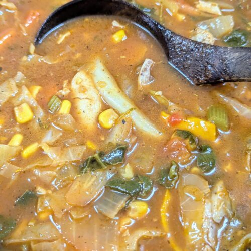 cabbage chicken soup