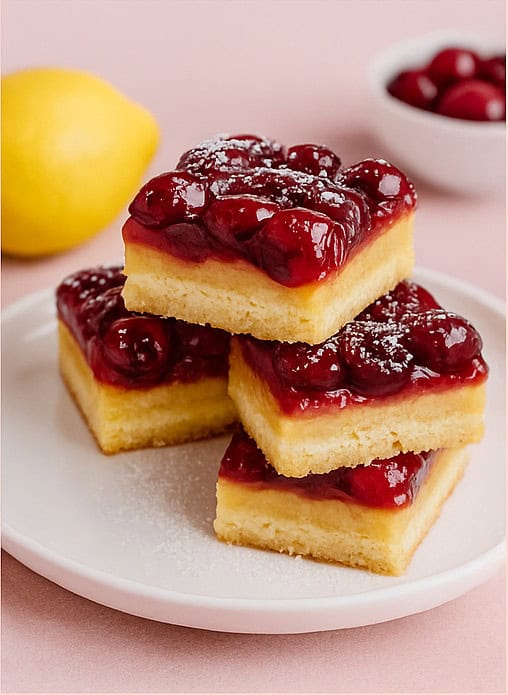 cherry lemon bars