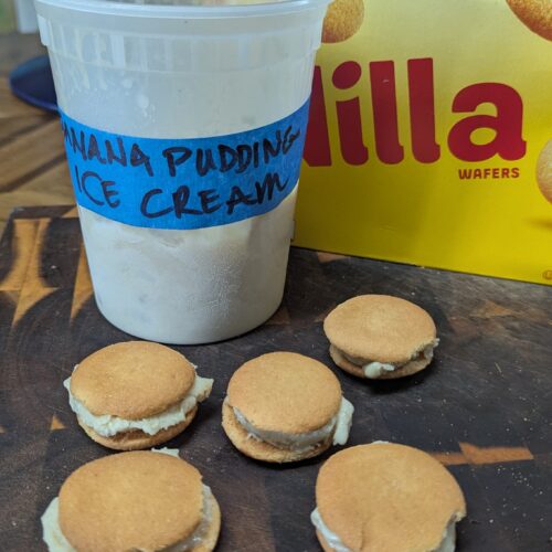 banana pudding ice cream cookies