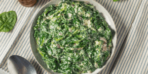creamed spinach