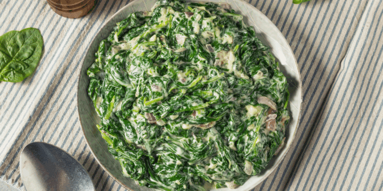 creamed spinach