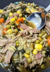 smoked turkey veggie orzo soup the ultimate leftover recipe