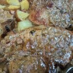 smoked pork chops with sausage gravy recipe