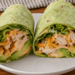 delicious spinach wraps with creamy filling