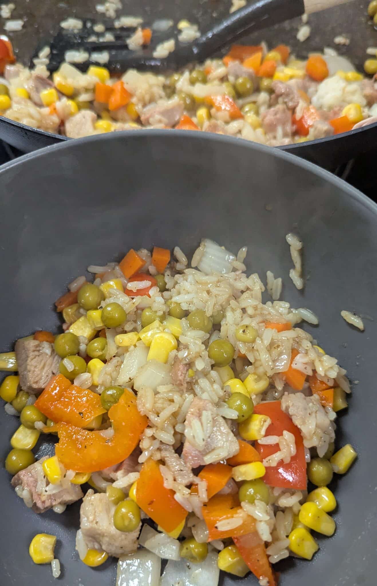 leftover mojo pork fried rice